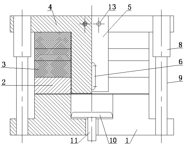Forming method for automobile panel sample
