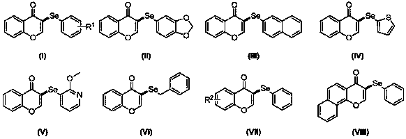 Preparation method of seleno-flavonoid compounds