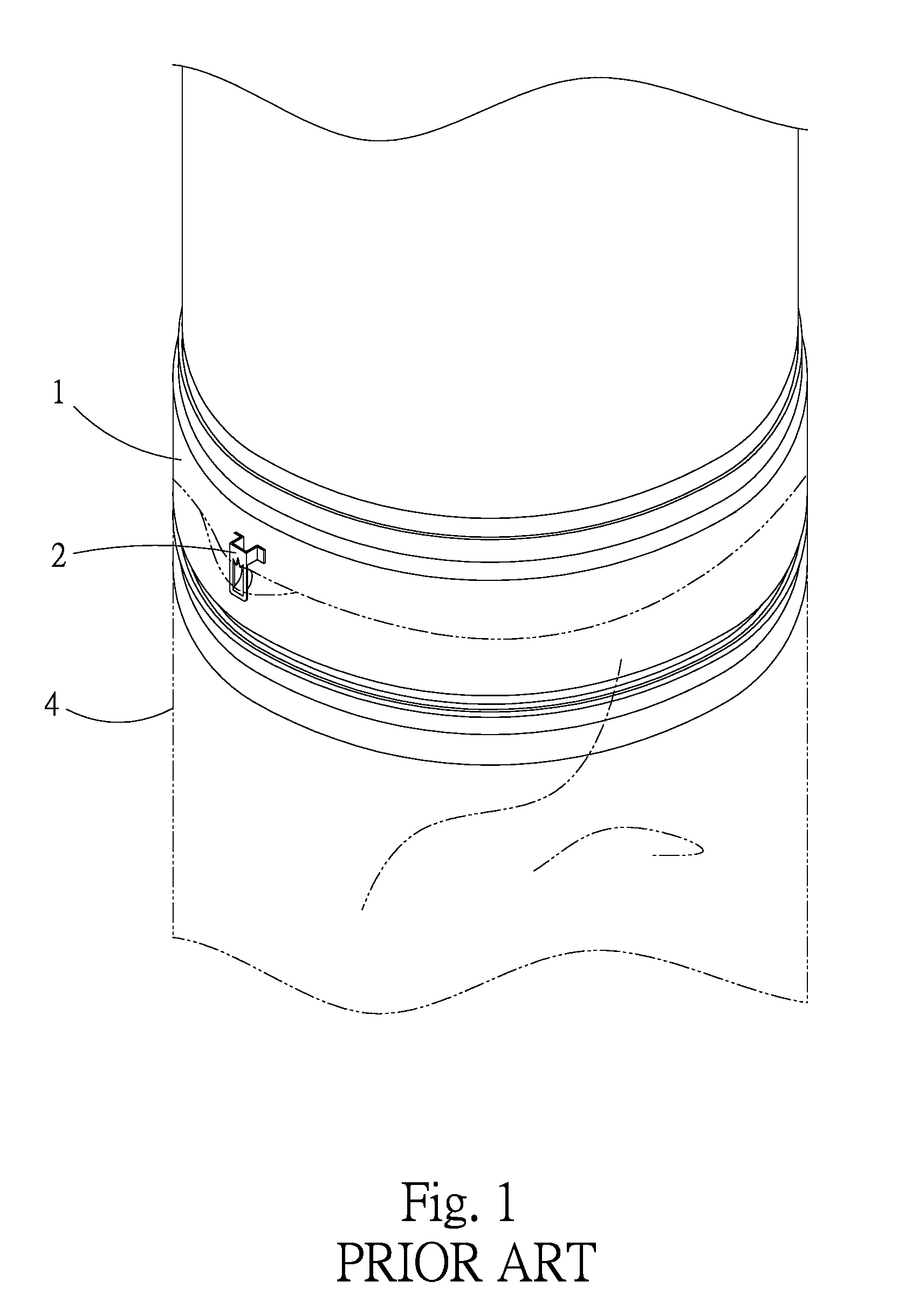 Dust bag structure easily fittable and connectable to a dust collector