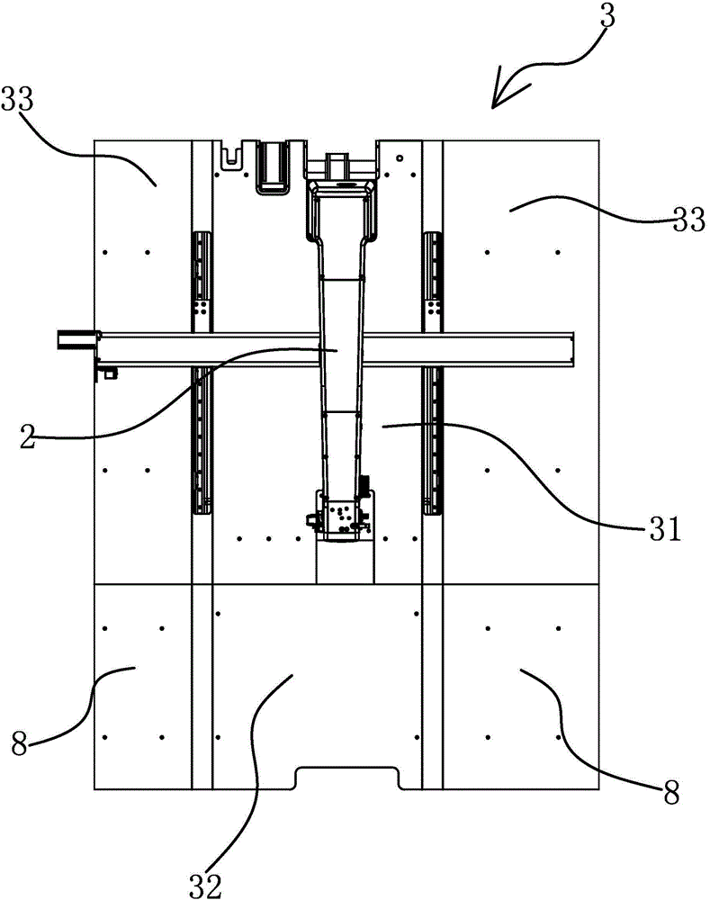 Template sewing machine