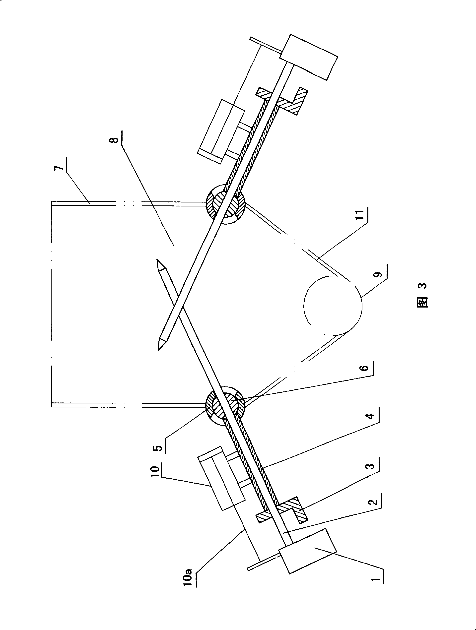 Material carrying mechanism for refuse burning furnace