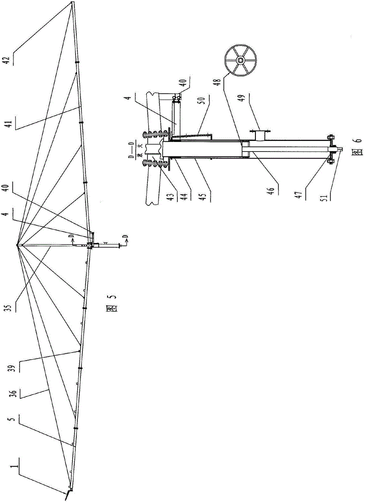 Electric translation multi-functional jet-irrigating machine with circular rotation cantilever