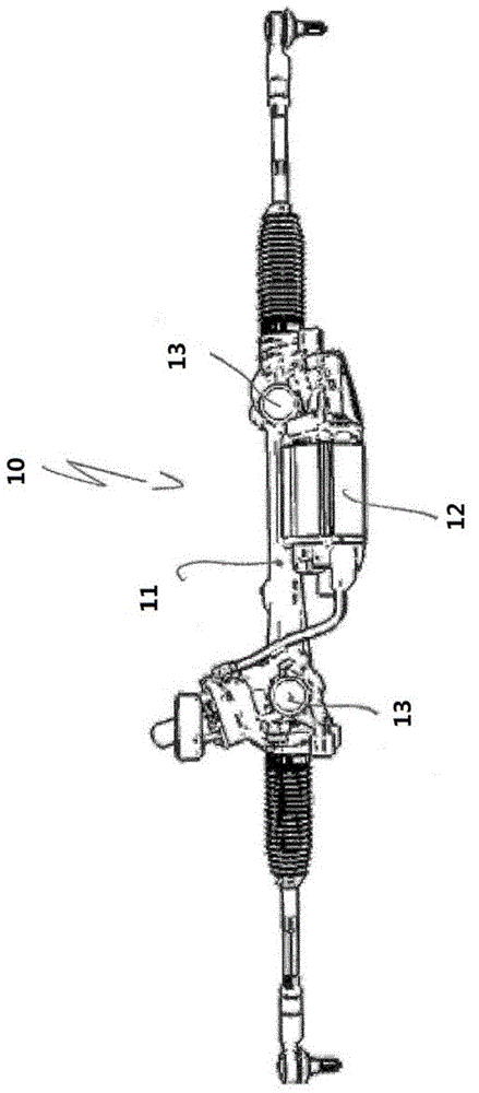 Device for compressing the transfer element
