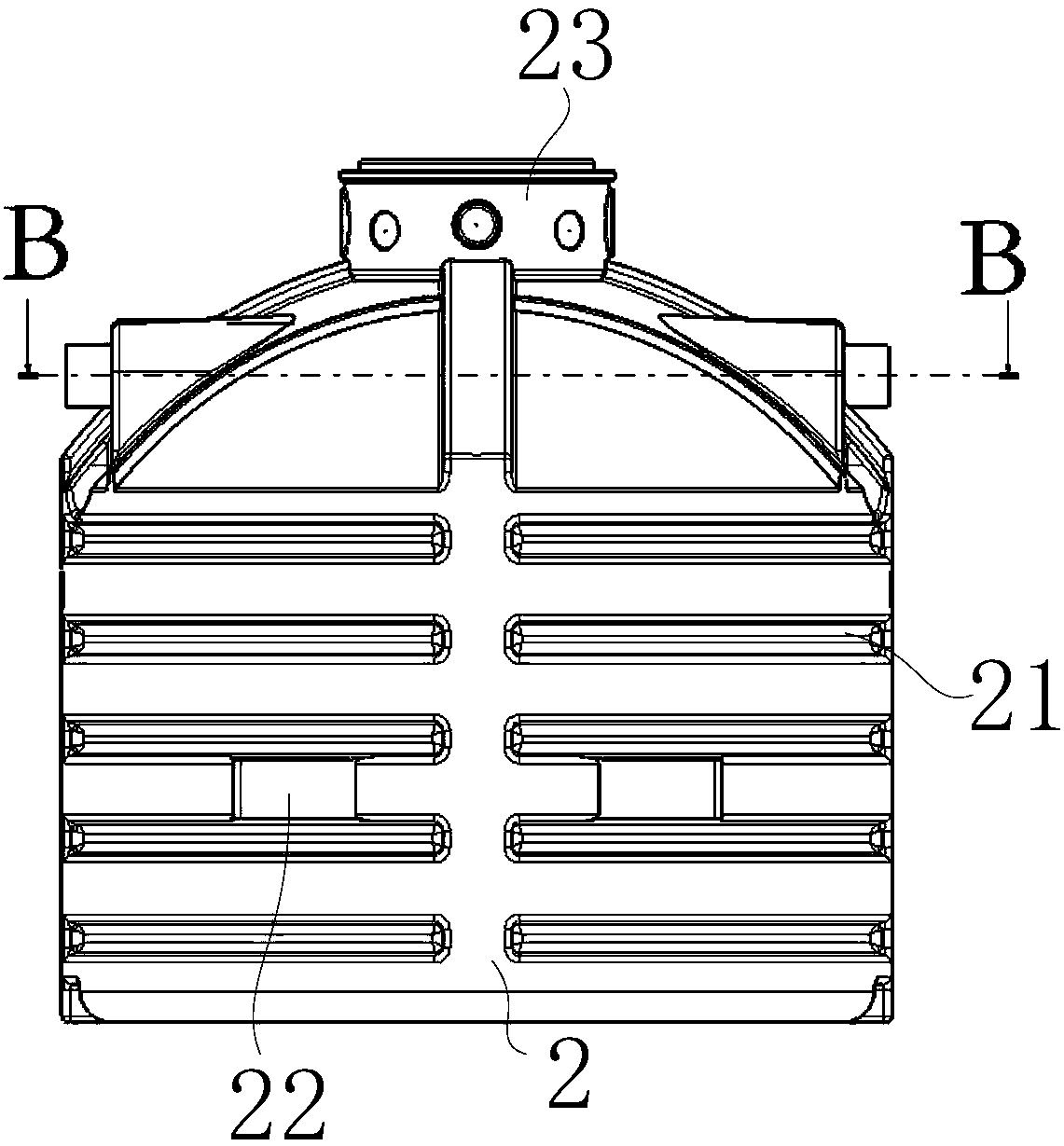 Slow-release coprecipitated phosphate-removing module and buried phosphate-removing cabin