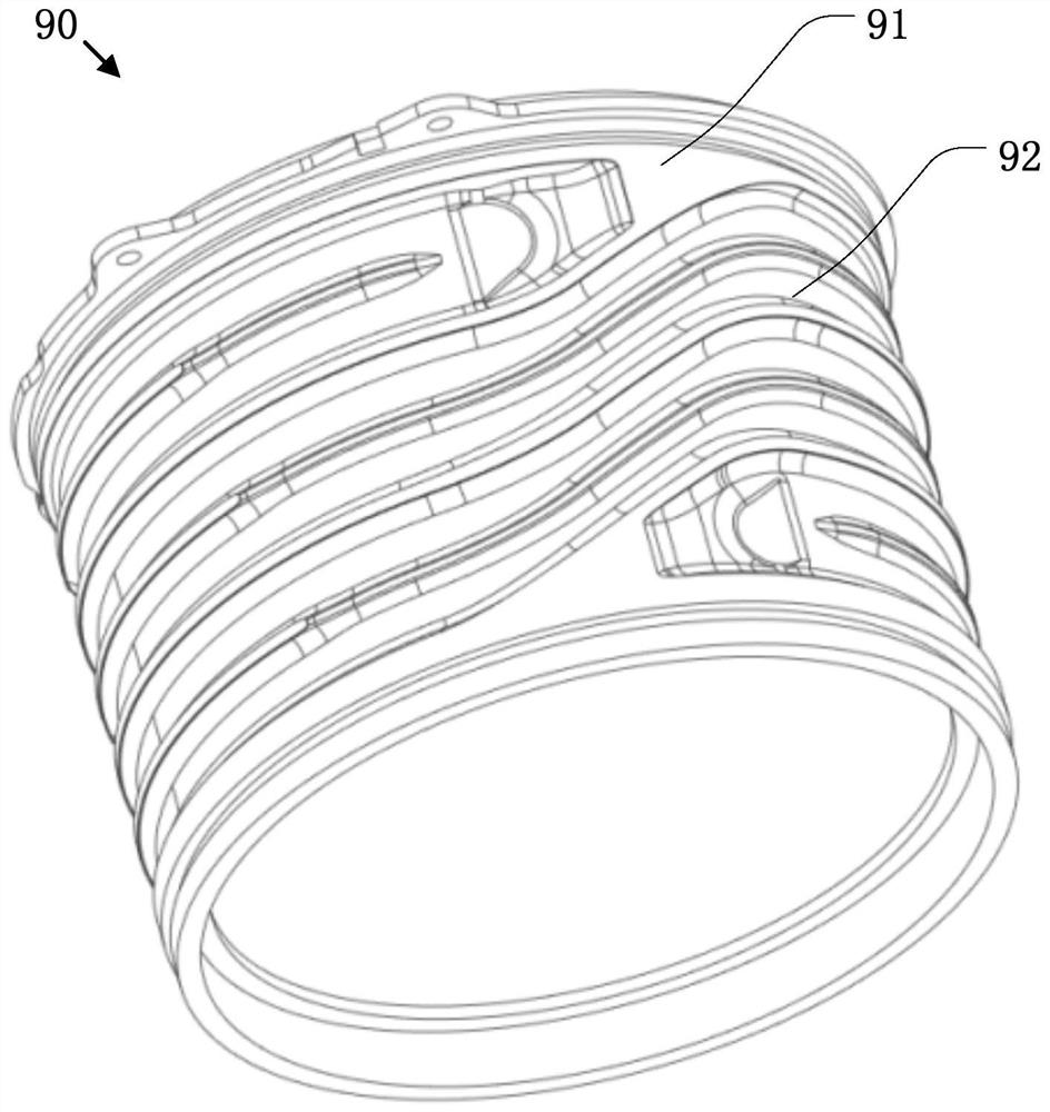 Cooling jacket and motor