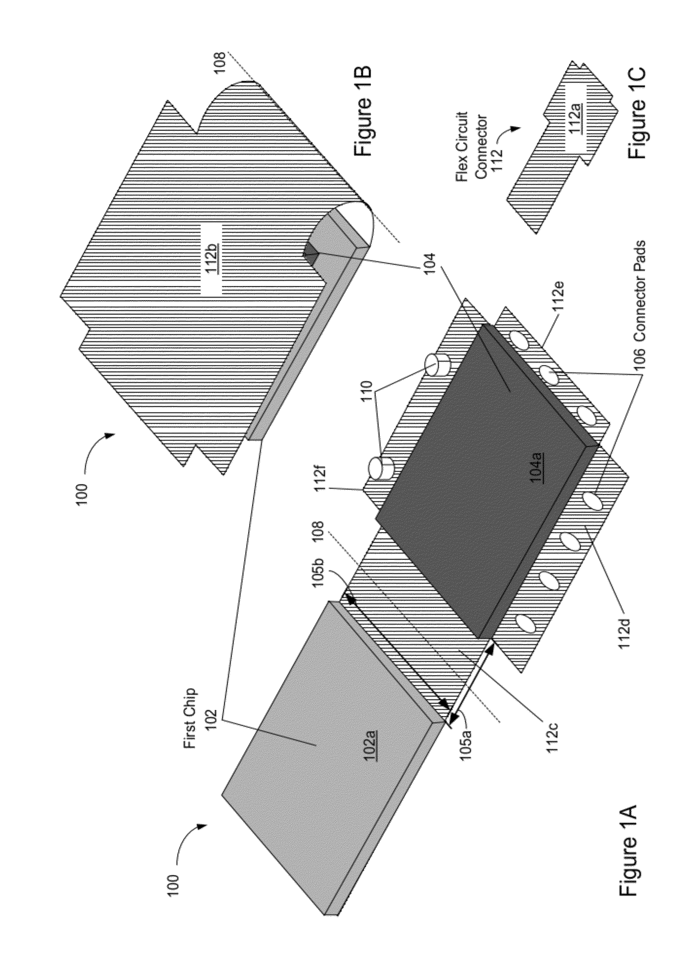 Compact folded configuration for integrated circuit packaging
