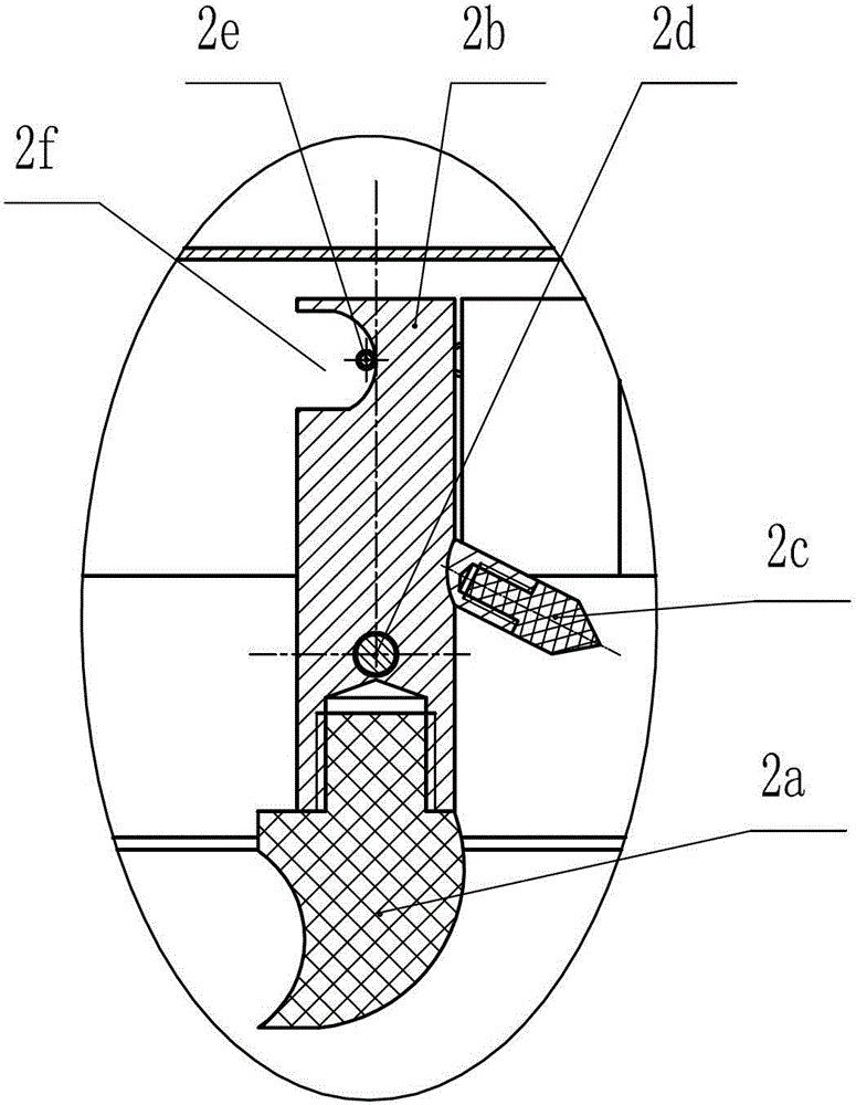 Automatic control device for extending and retracting framework air cylinder