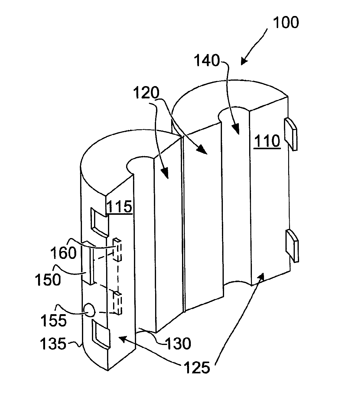 Cable clamp-on device including a user interface