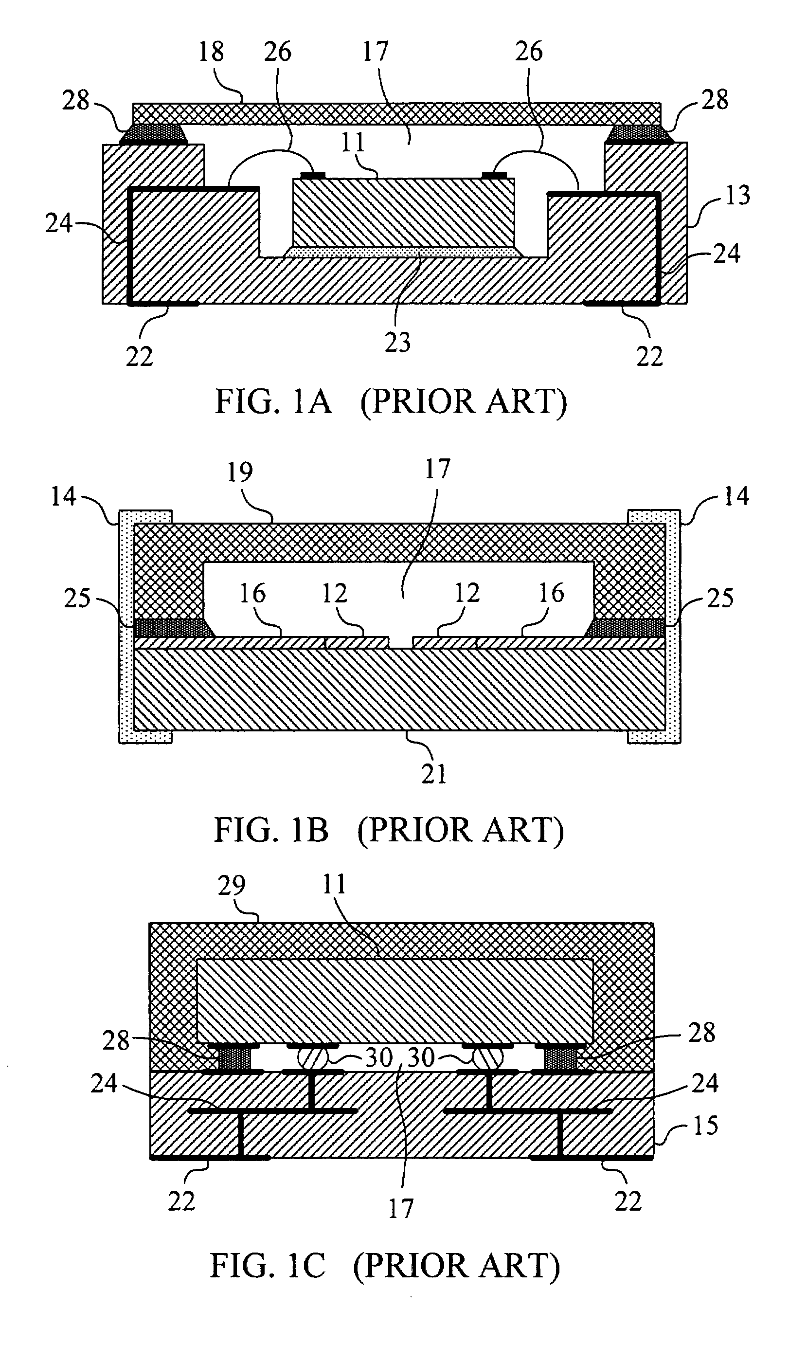 Subminiature electronic device having hermetic cavity and method of manufacturing the same