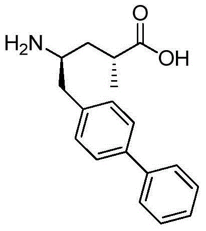 Synthesis method of 5-biphenyl-4-amino-2-methylvaleric acid intermediate