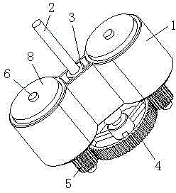 Frame used for combining plurality of motors