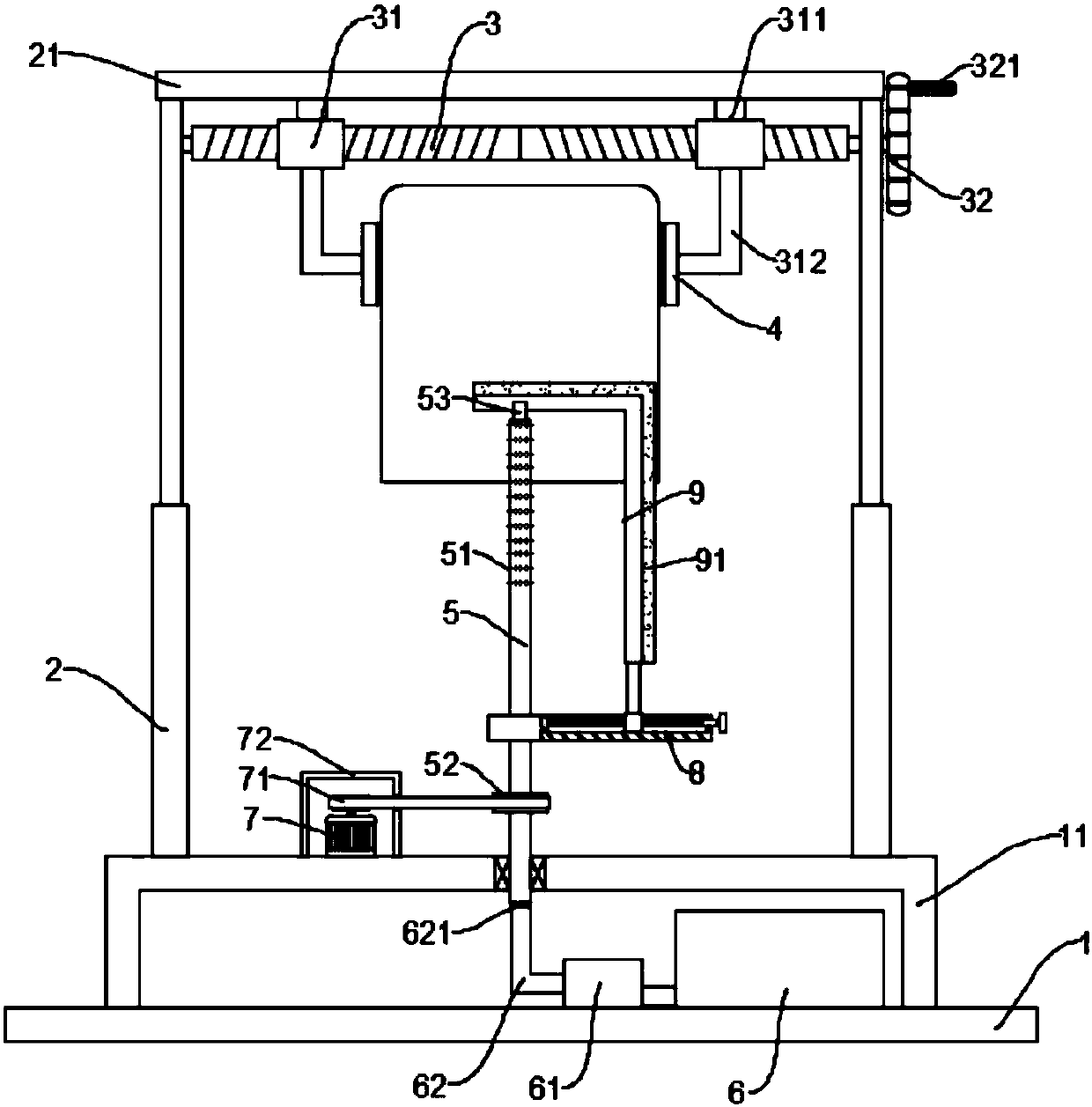 Universal beaker cleaning device for medical treatment