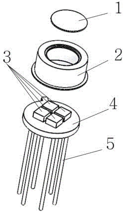 Multi-element photoelectric sensor