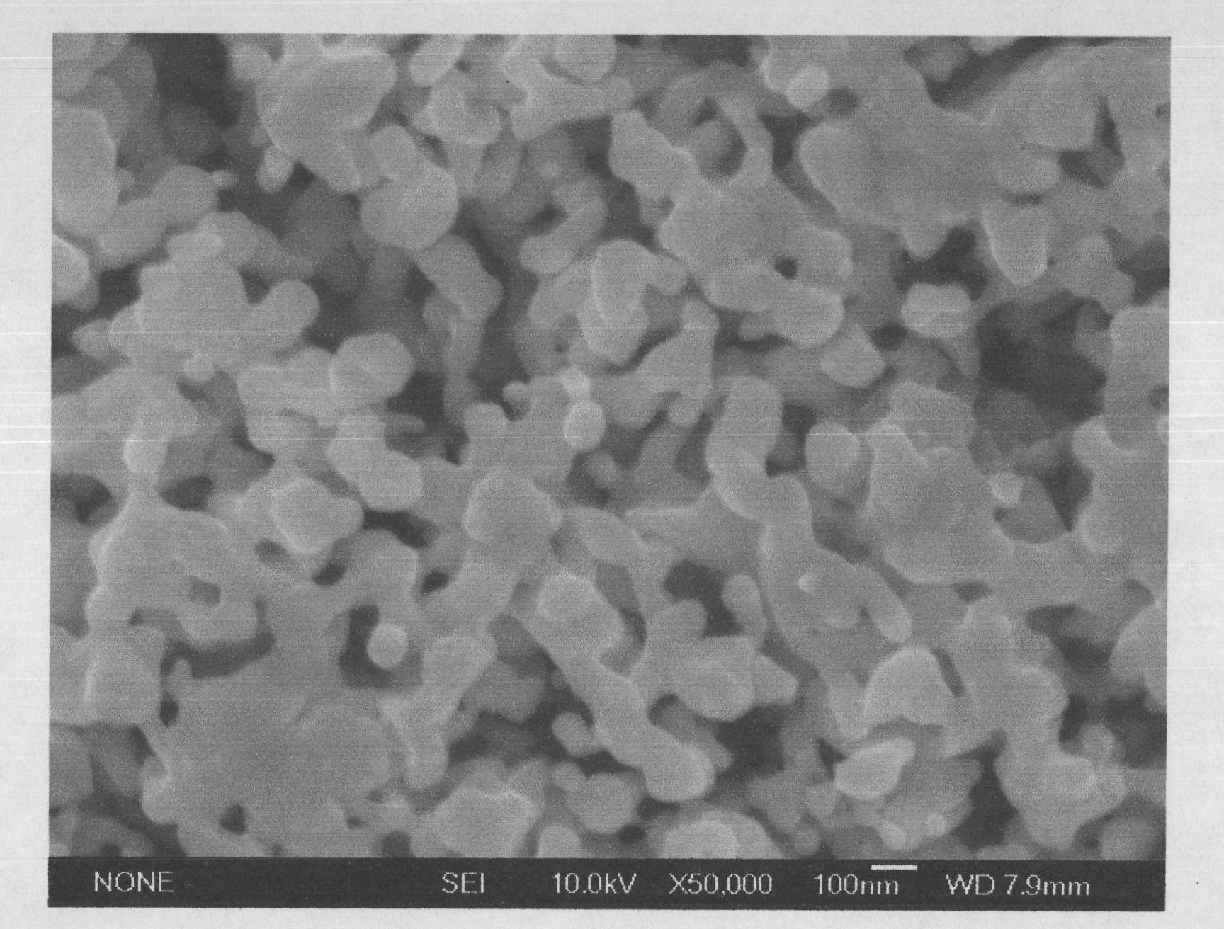 Method for preparing nano porous copper by adopting Cu-Zn alloy