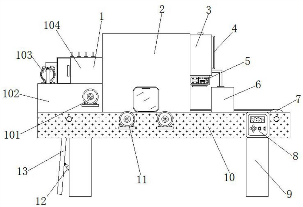 Food safety detection device based on big data processing and using method thereof