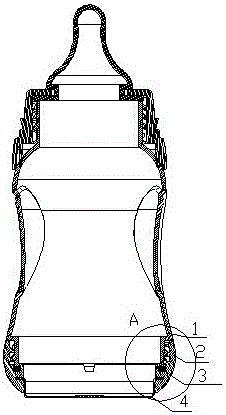 Nursing bottle capable of being warmed and warming device thereof