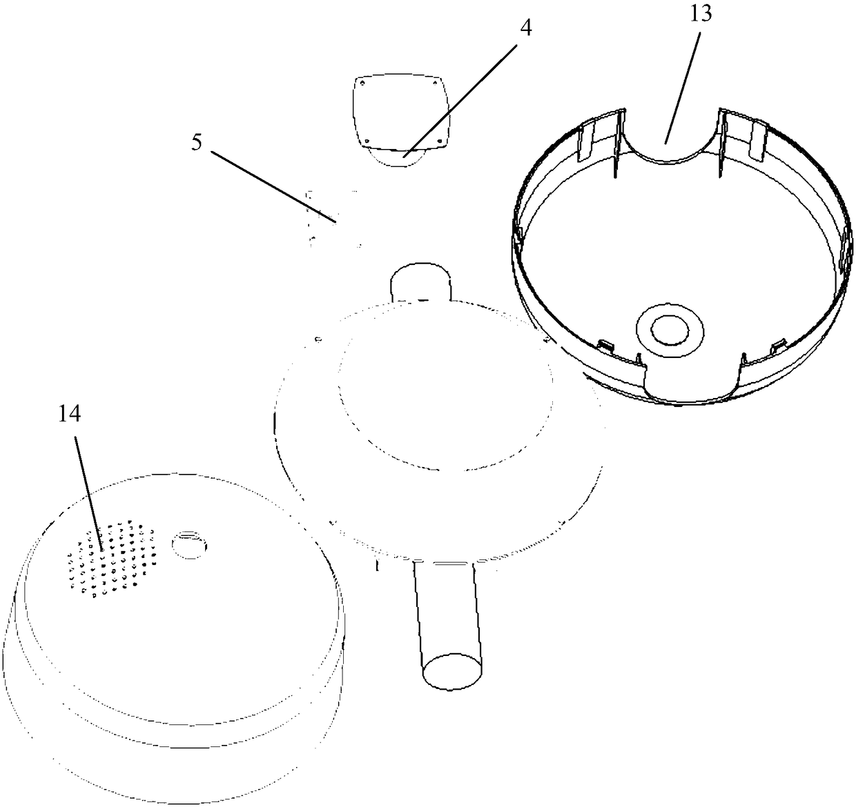 Bird repellent device and bird repellent method