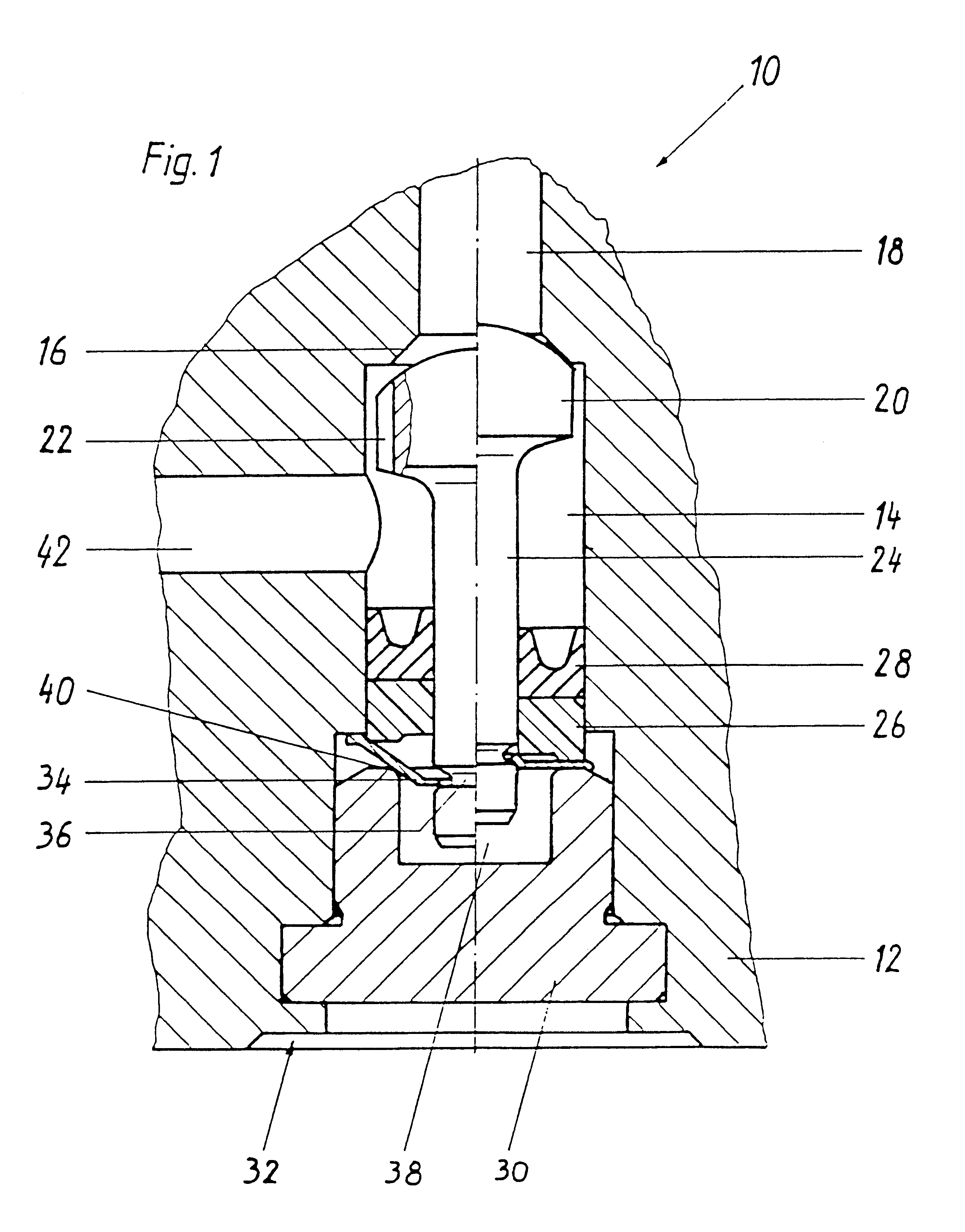 Hydraulically actuated cutoff valve and hydraulic brake system for a vehicle