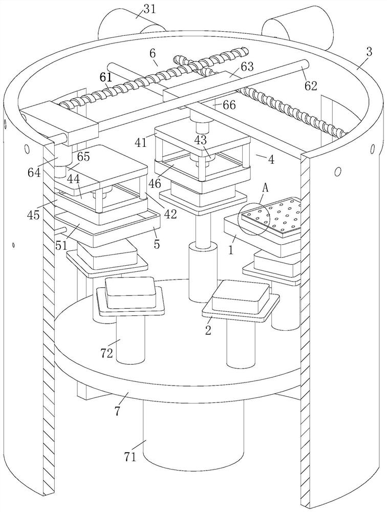 A LED high-speed crystal-bonding equipment and its automatic loading and unloading device