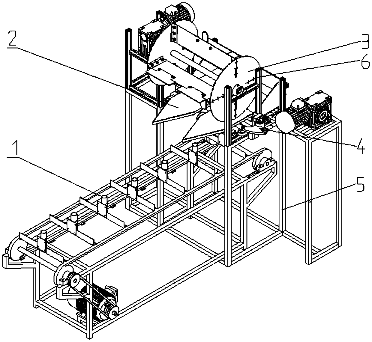 A sunflower combine harvester header test bench