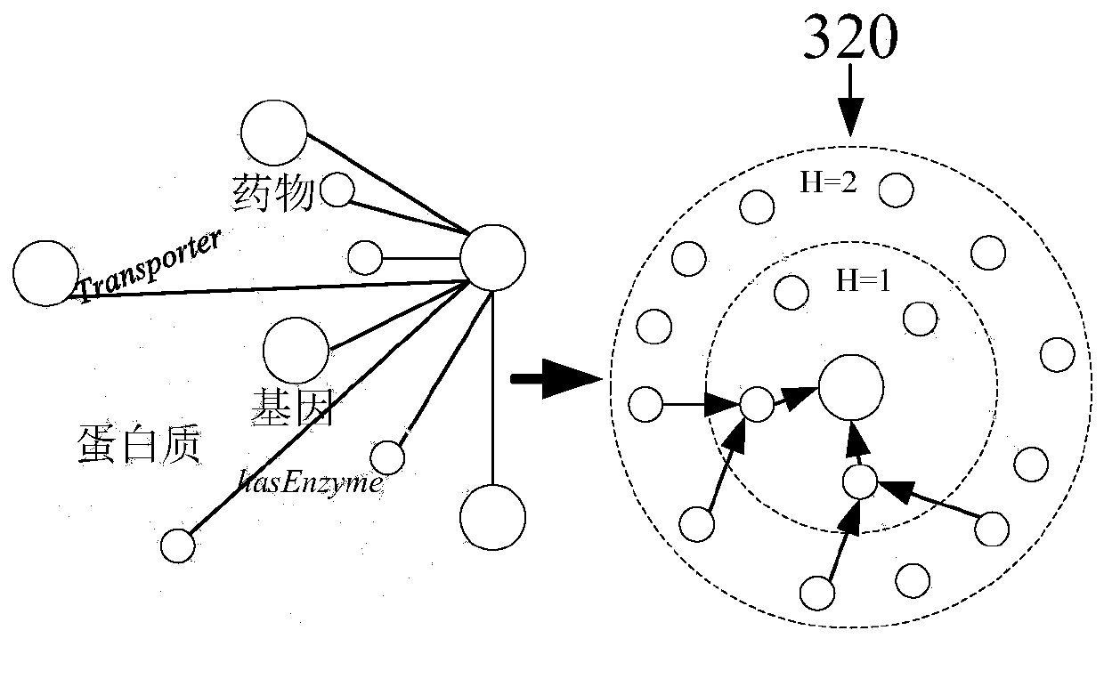 Graph convolution drug pair interaction prediction method and system based on knowledge graph