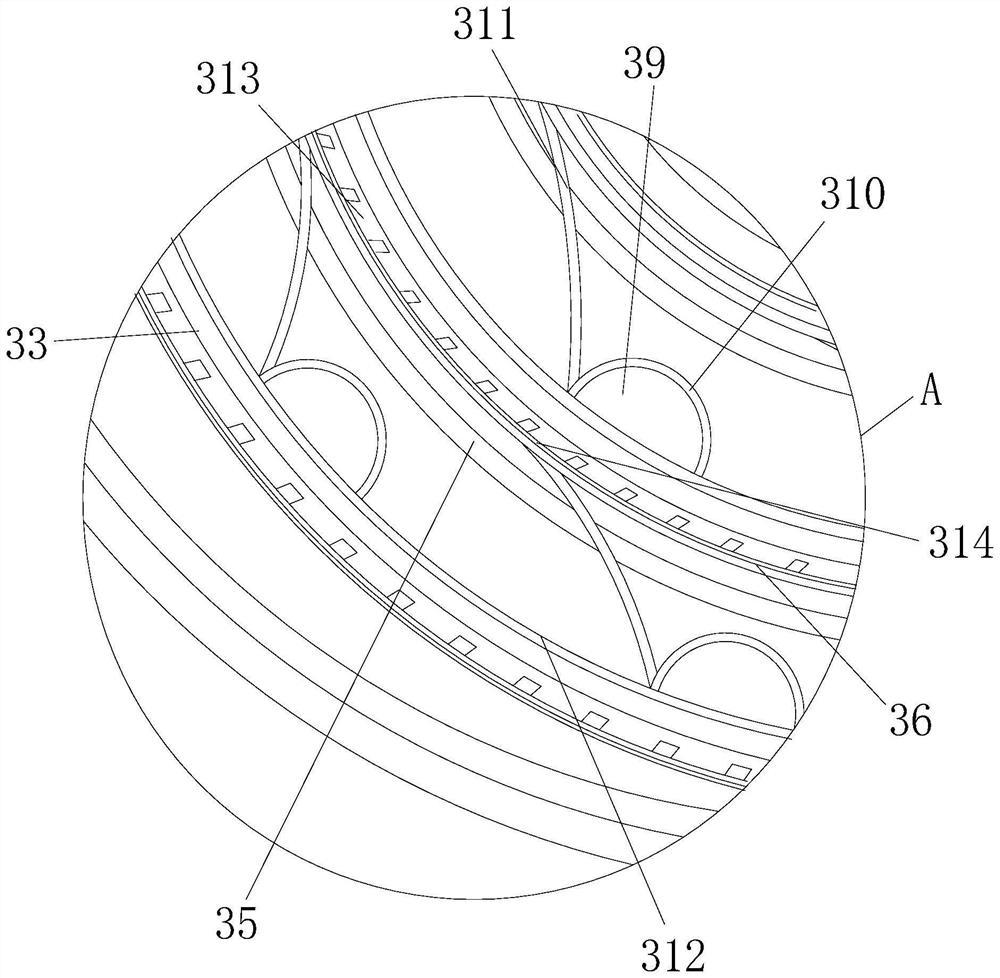 A deceleration device for road construction