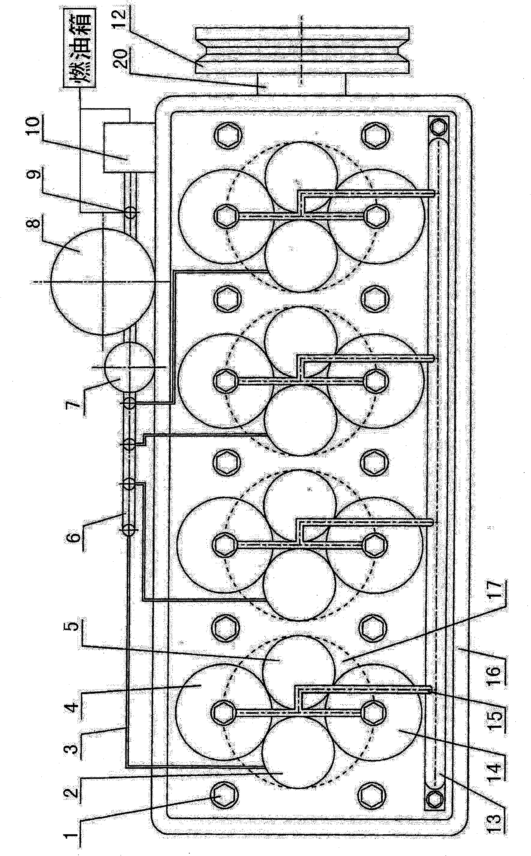 Piston four stroke engine