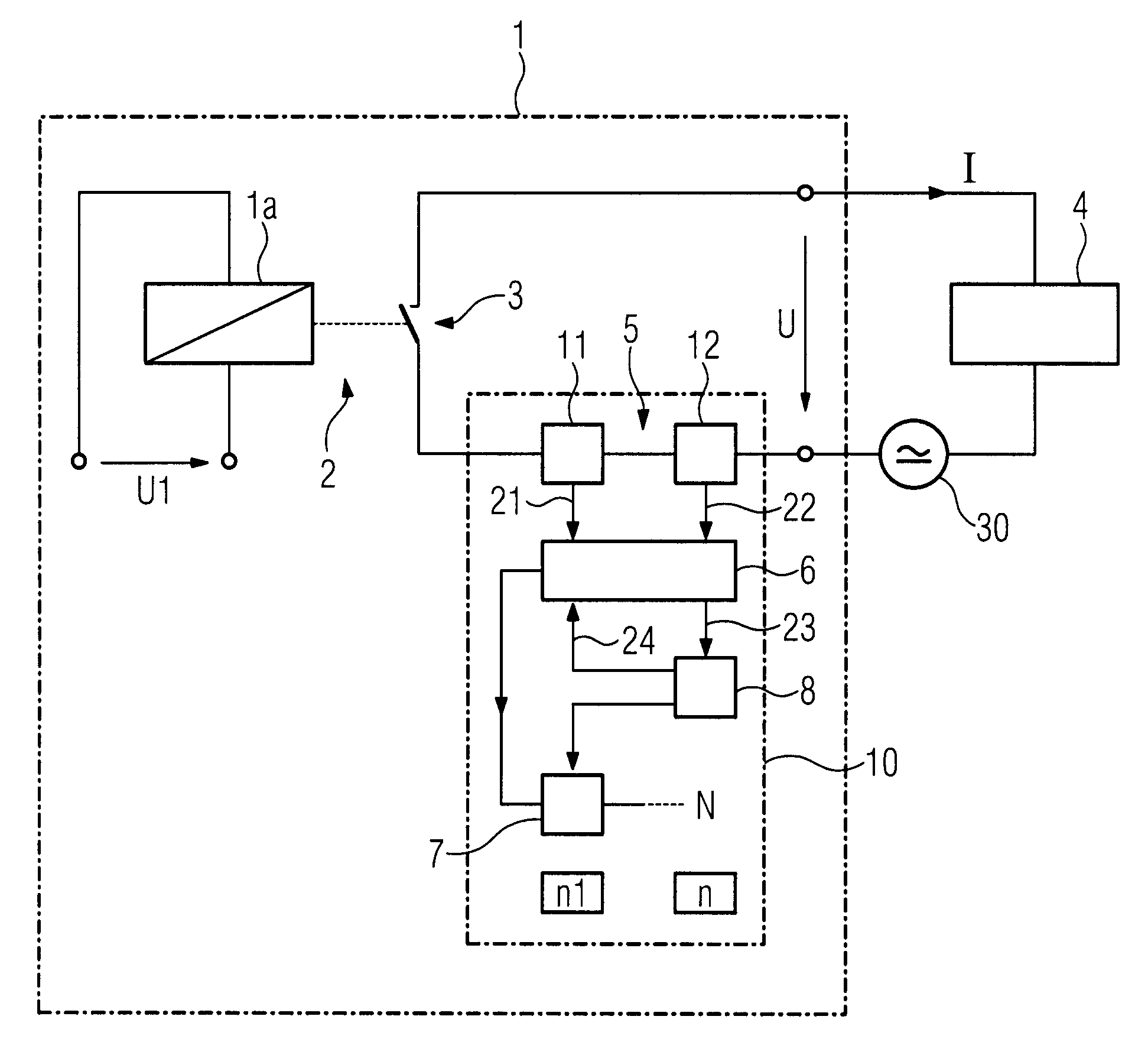 Method and apparatus for monitoring a switching process and relay module