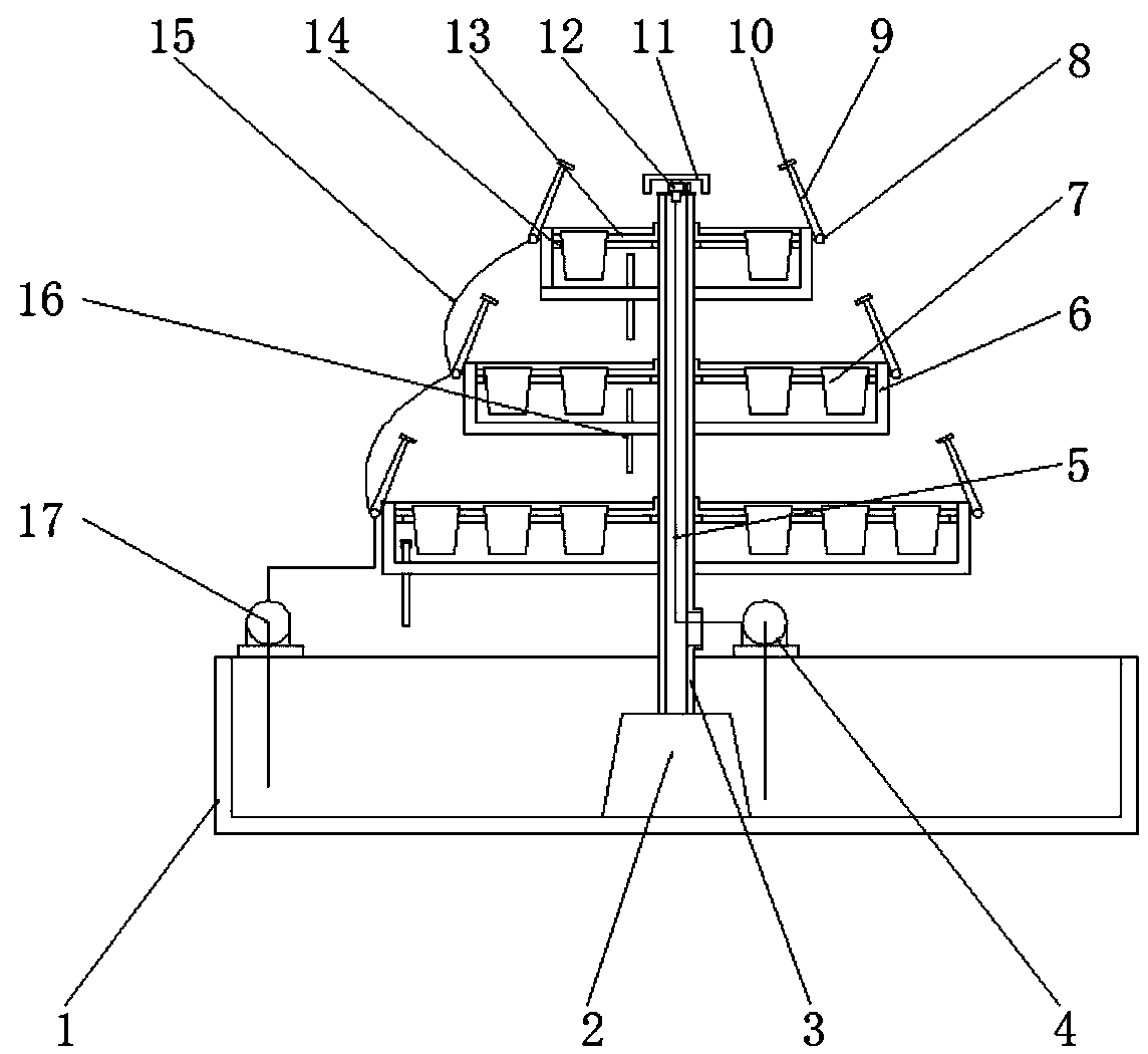 Soilless culture apparatus with blade fertilizing function