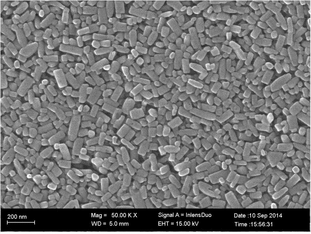 Nanorod-like lithium manganese phosphate anode material and preparation method thereof