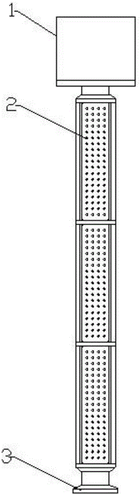 Road induction lamp of arbitrary combination and multiple positioning mode