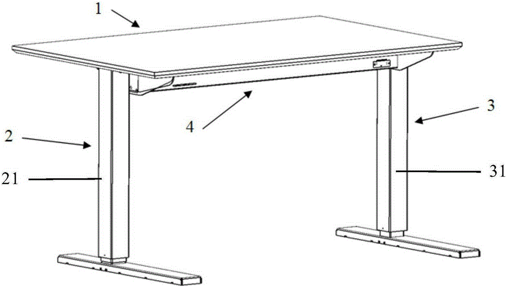 Manual lifting table
