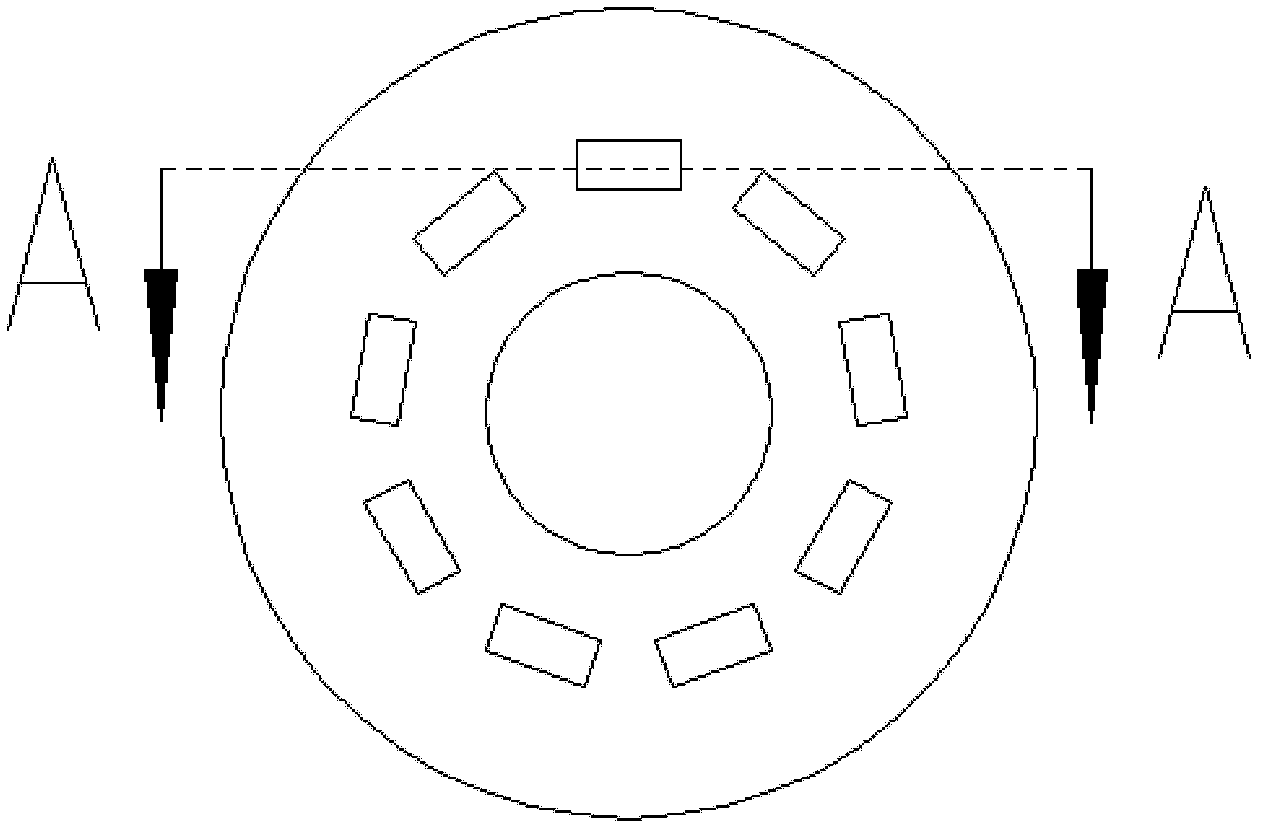 Internal rotational flow dual fuel nozzle for chemical regenerative cycle