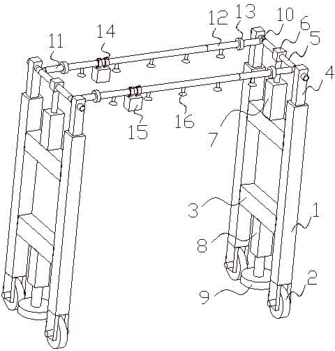 A multifunctional agricultural device suitable for mountainous and hilly areas