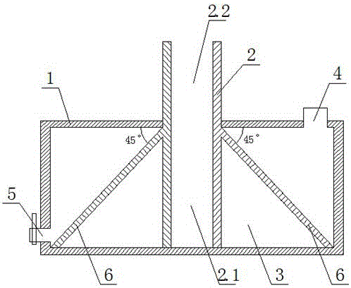 Counterweight base of strong-wind-preventing sunshade
