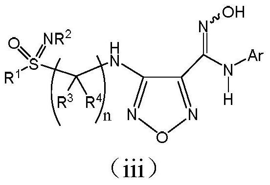 An indoleamine-2,3-dioxygenase inhibitor of nitrogen-containing alkylated and arylated sulfoximines