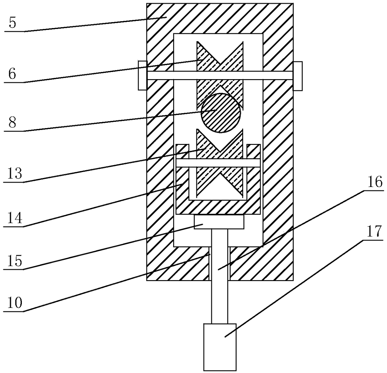 Bending device for fixing rod in spine vertebral pedicle and working method of bending device