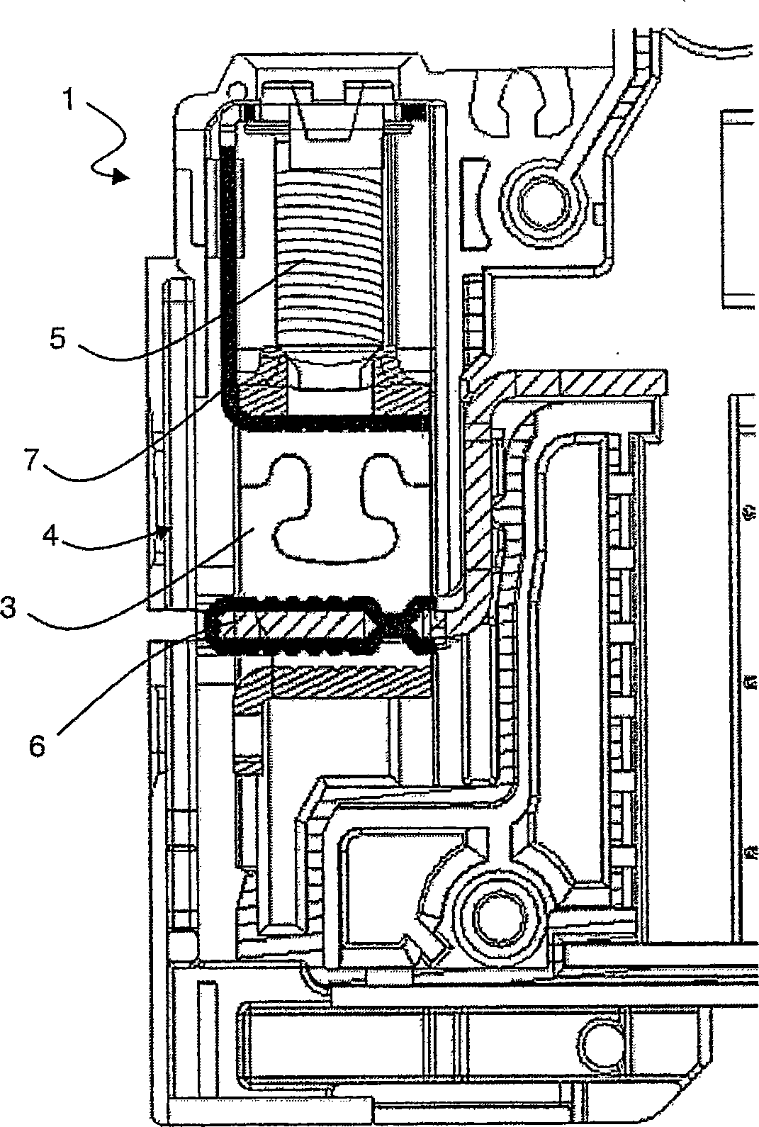 Assembly for multiple connection in an electrical apparatus