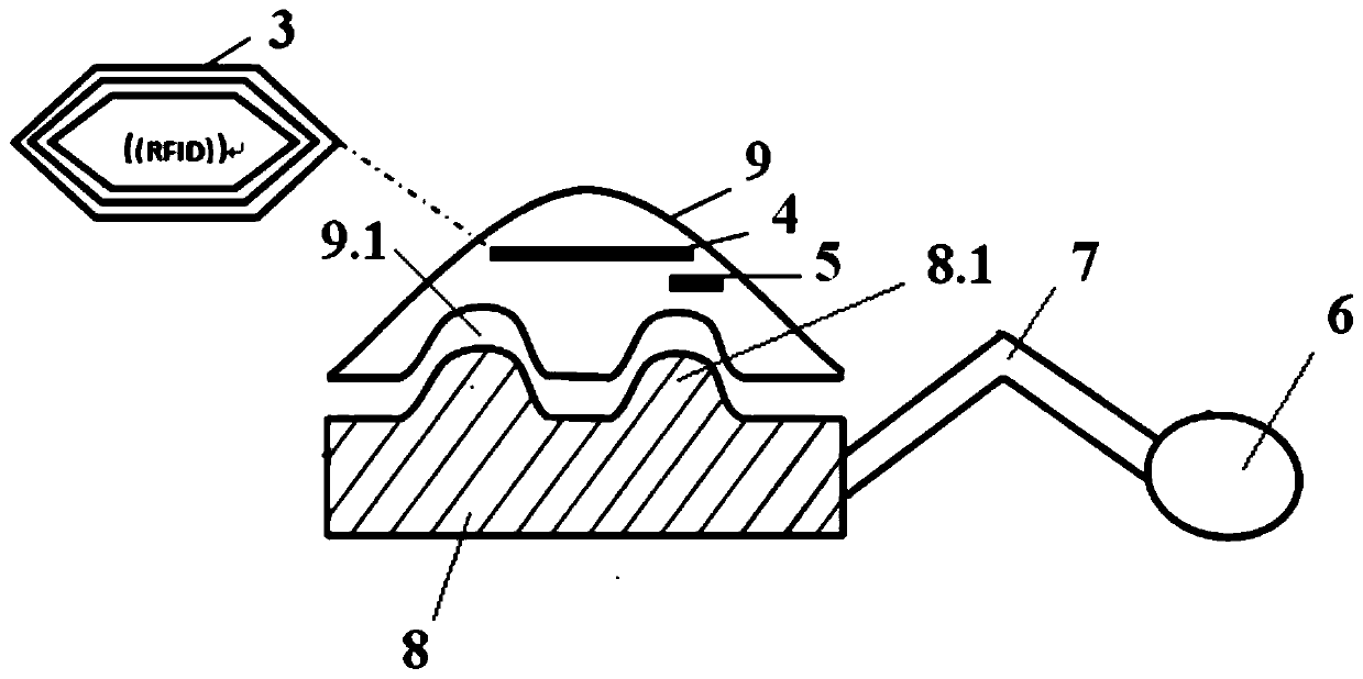 Speed ​​bump based on rfid wireless communication