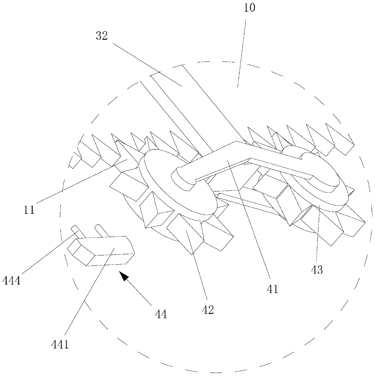 Sternal retractor for cardiothoracic vascular surgery department and use method thereof