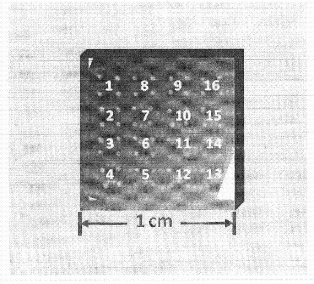 Method and device for measuring elastic probe array multi-channel resistance