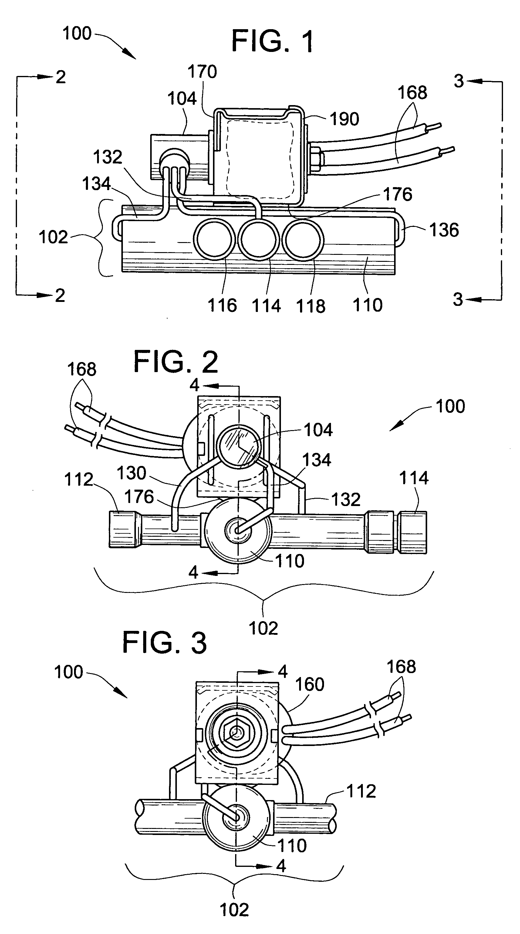 Reversing valve assembly with improved pilot valve mounting structure