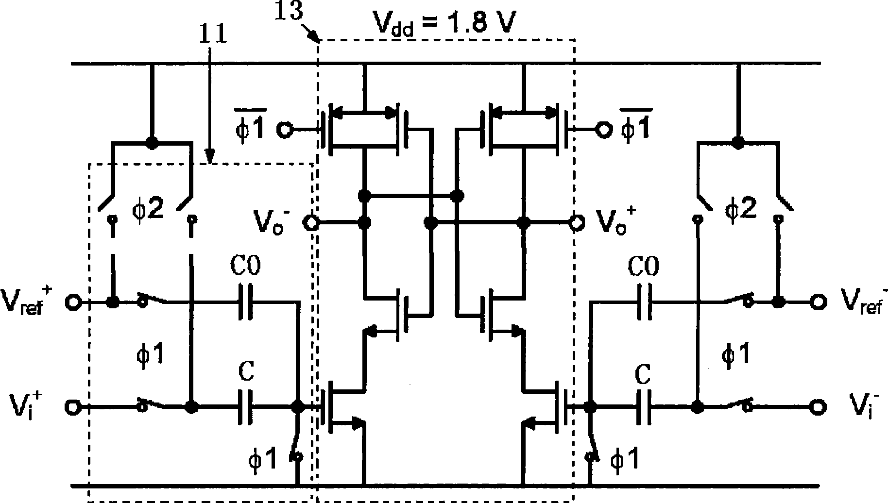 Comparator with adjustable reference voltage