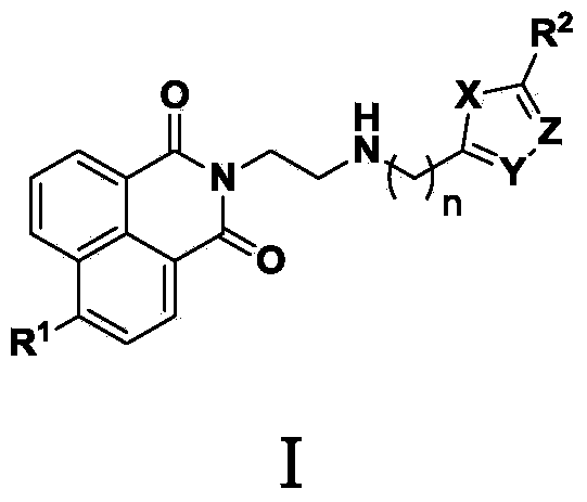 Naphthalimide derivative and application thereof as enzyme inhibitor and pesticide