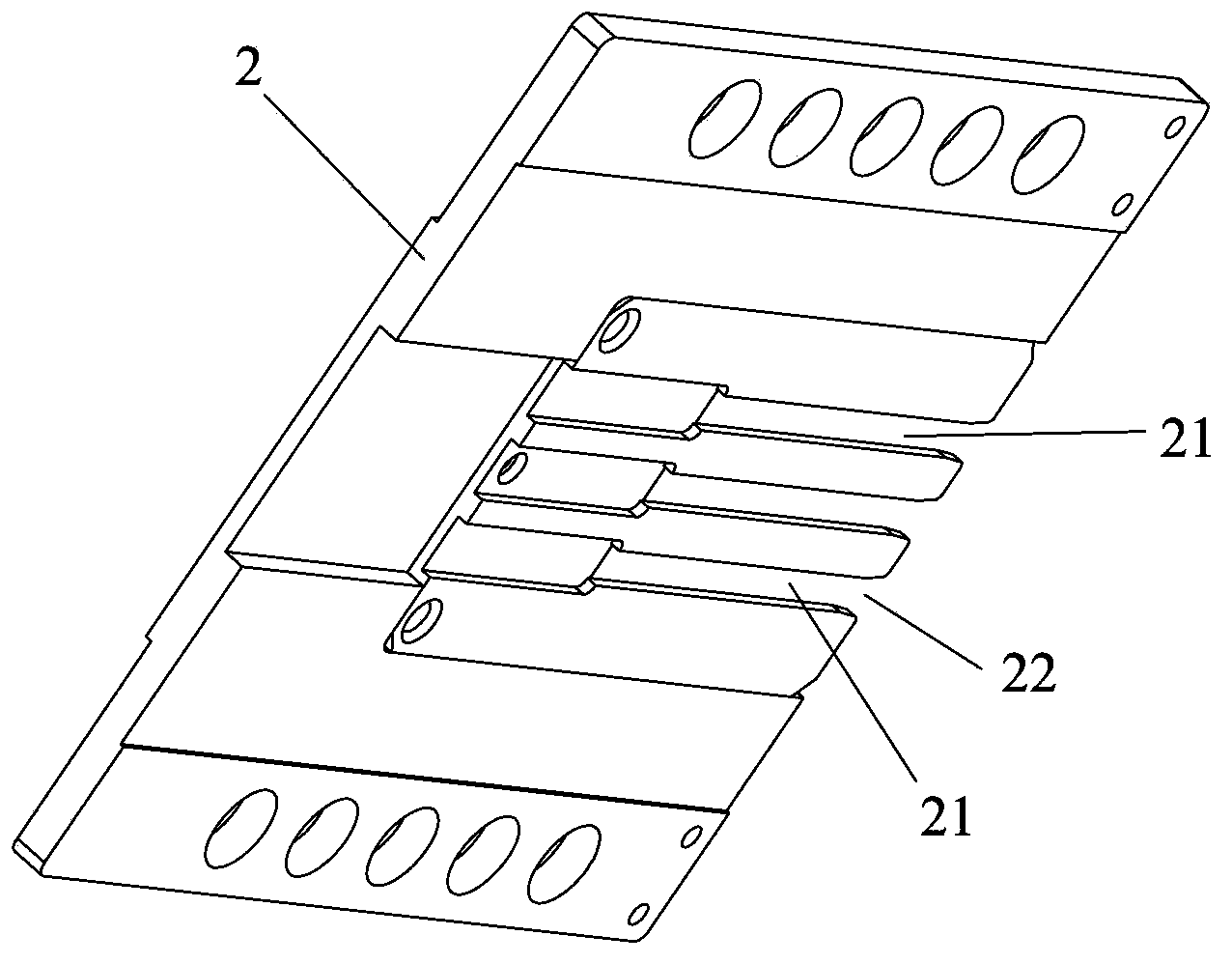 Discharge mechanism of powder metallurgy press