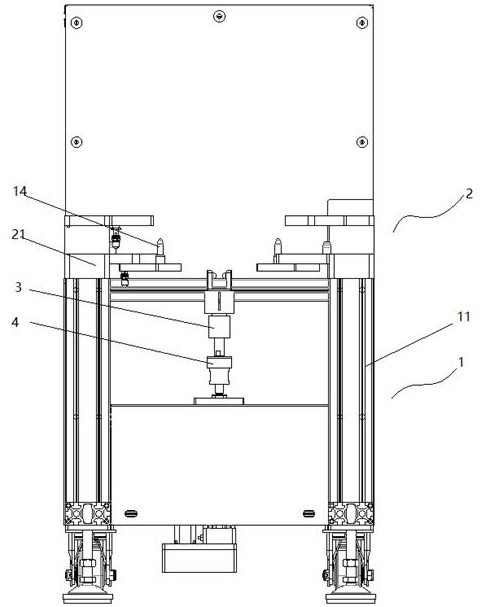 A circuit breaker insertion force testing device and testing method