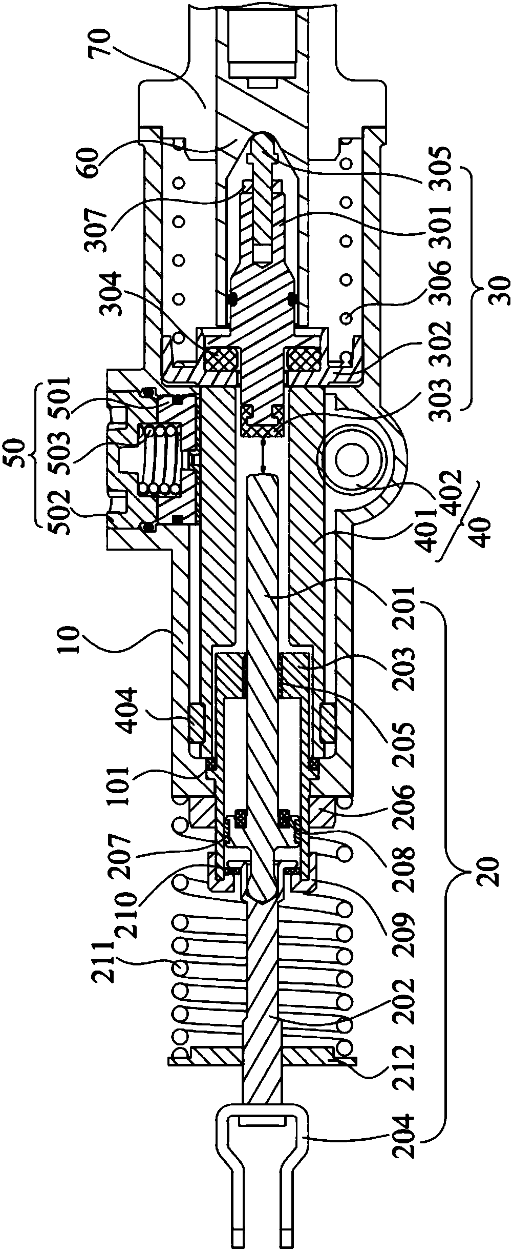 Electric brake booster for automobile