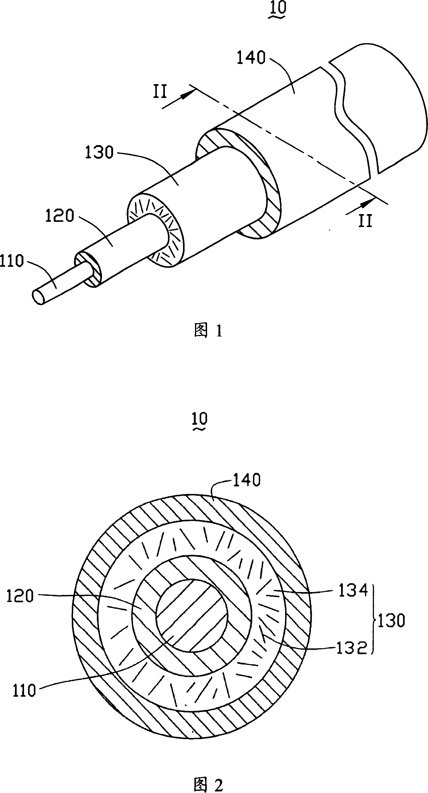 Electromagnetic shielded cable