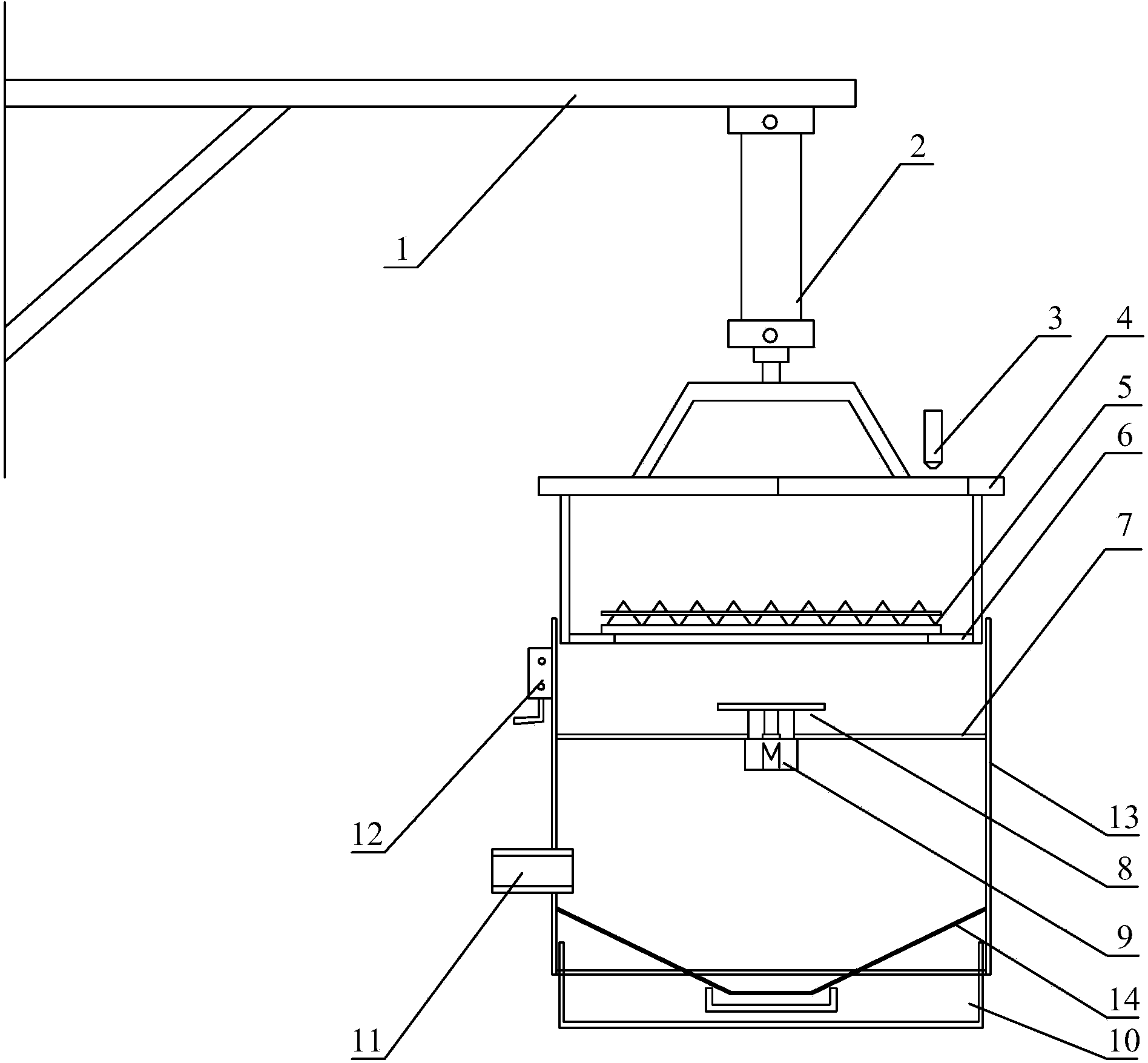 Automatic glue spraying device for shaped charge liner of perforating charge