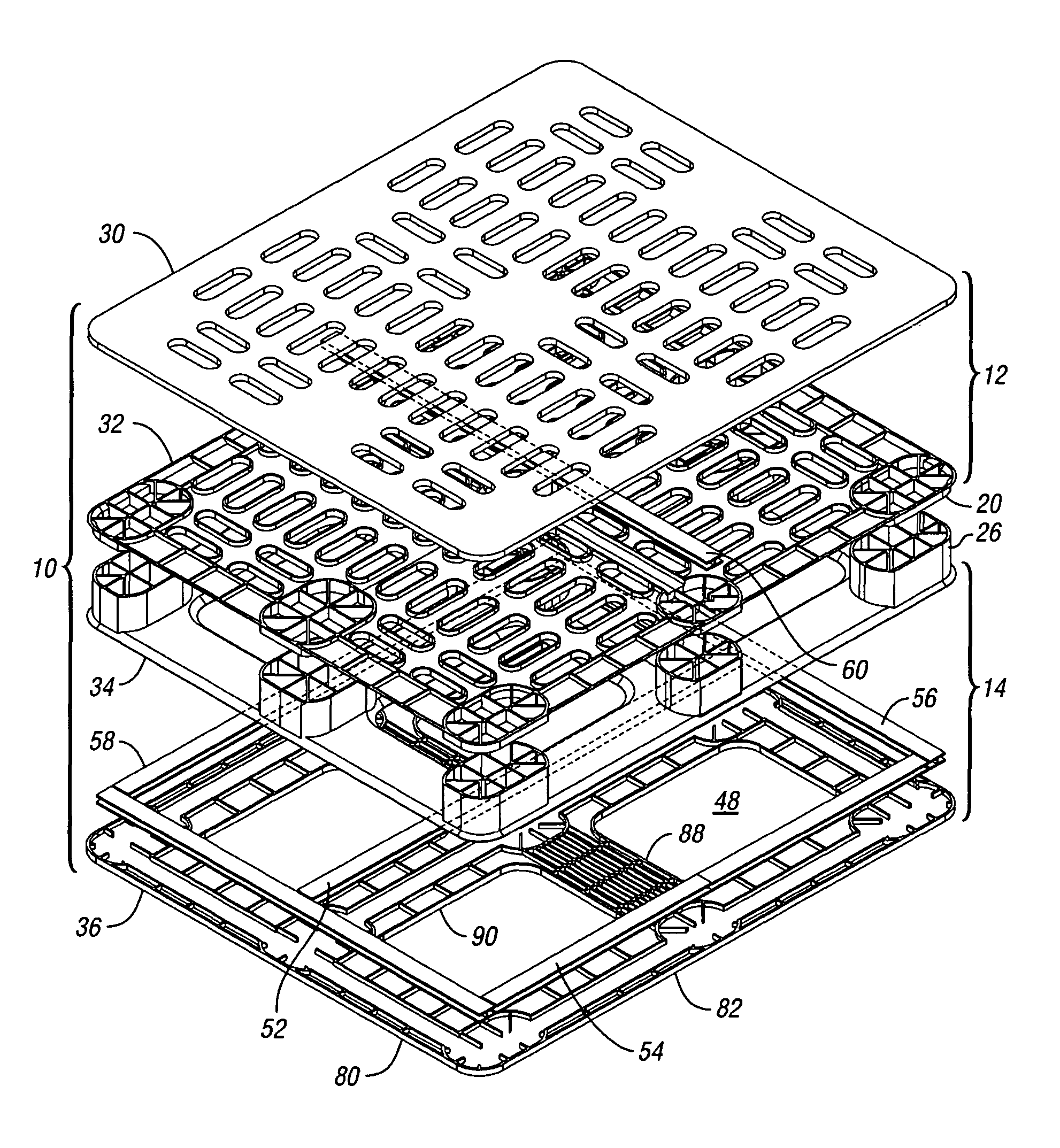 Reinforced pallet